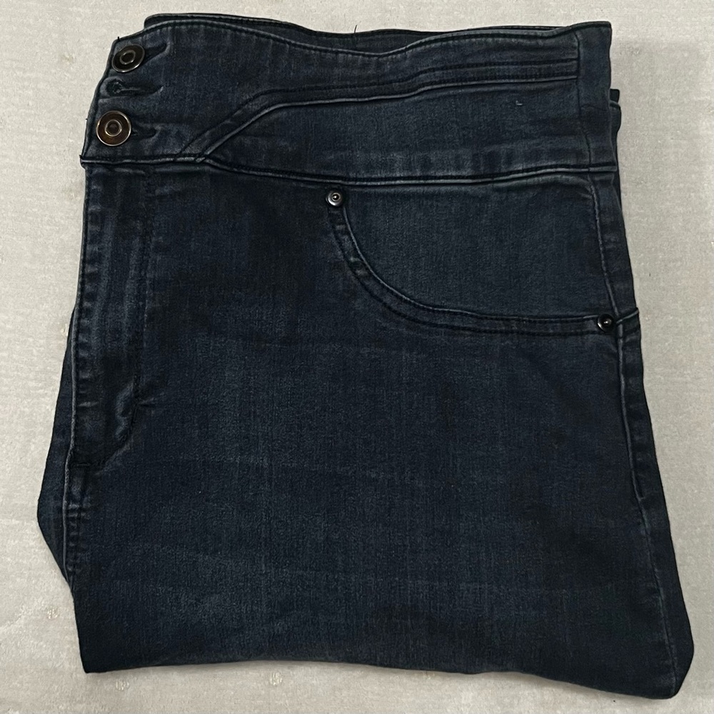 Fashion Nova Dark Wash High Rise Skinny Jeans Size 22 Stretch